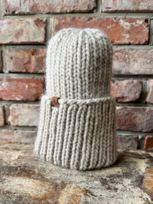 Czapka Peru Cozy Rib (kremowy)