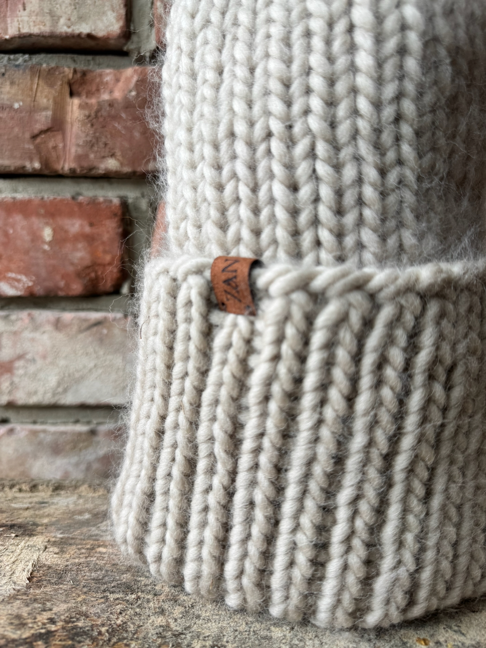 Czapka Peru Cozy Rib (kremowy) - obrazek 2
