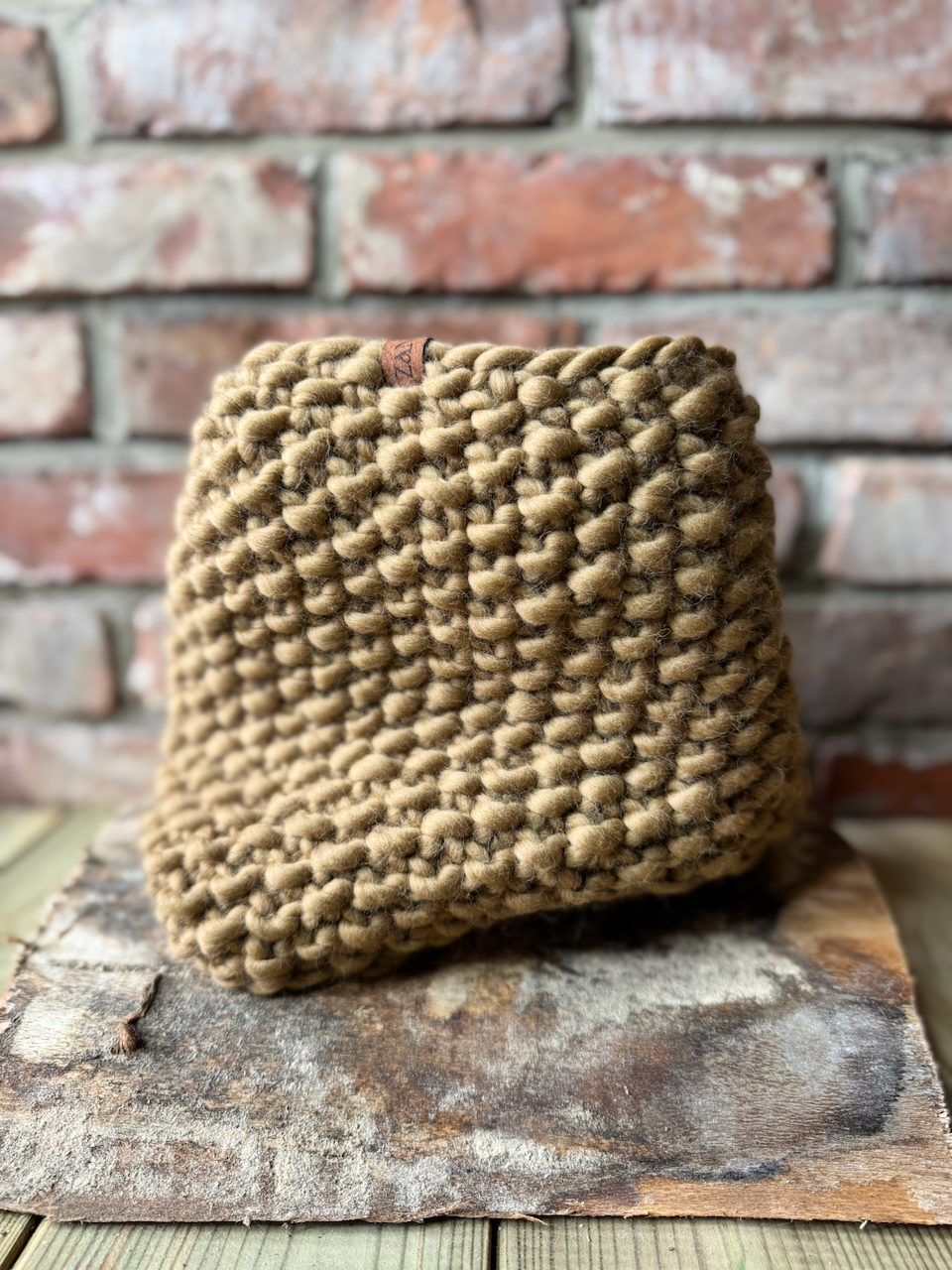 Czapka + komin BIG WOOL (zestaw) - obrazek 5